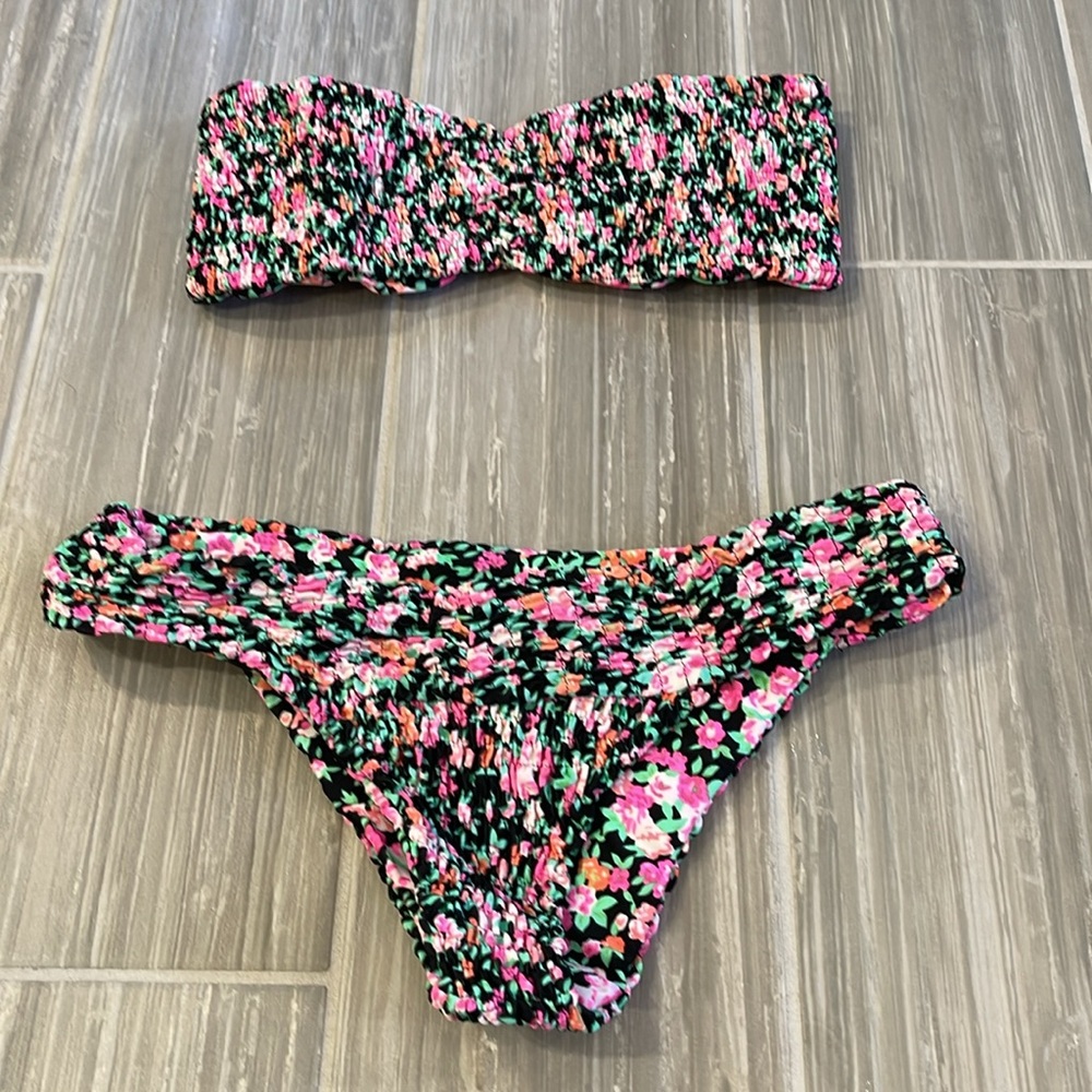 Tori Praver Bikini , floral print , size S - Picture 3 of 6